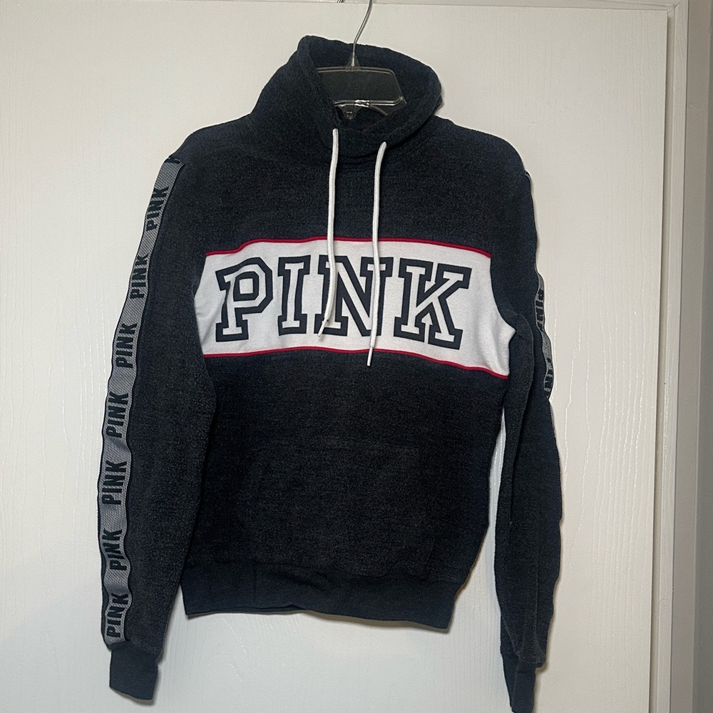 PINK Victoria's Secret Black Turtleneck Sweater
